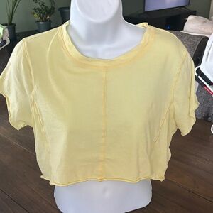 Yellow Women's Crop Top